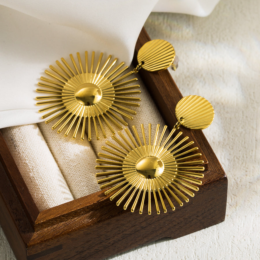 Vintage Style Simple Artistic Drop Earrings
