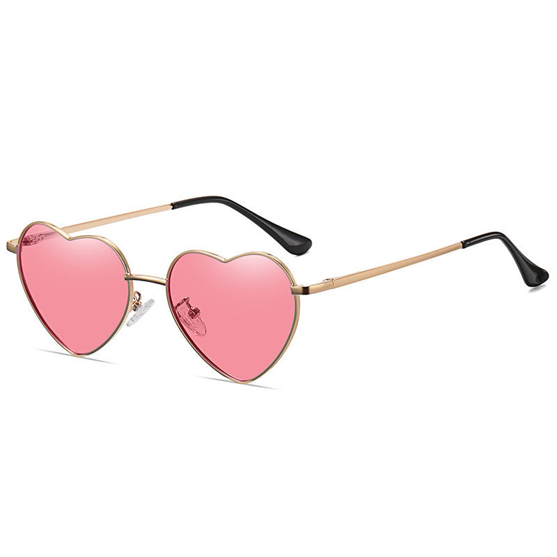 Cute Fashion Sweetheart Mirror Full Frame Sunglasses