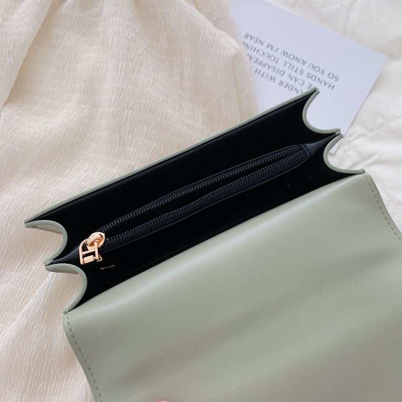 Cotton and Linen Classic Style Shoulder or Crossbody Mini Bag