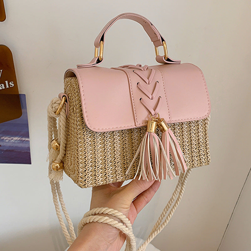 Straw Vintage Style Mini Bag